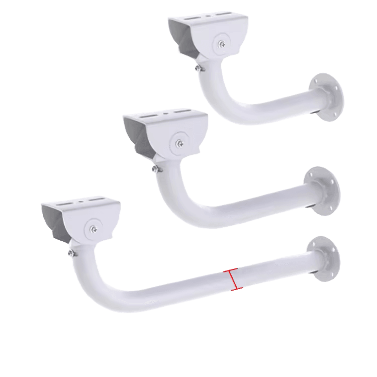 Aluminum alloy universal safety CCTV wall mounted surveillance camera vertical L-shaped bracket 17CM